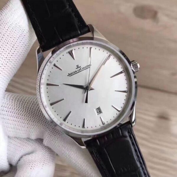 Jaeger-LeCoultre Master Ultra Thin Date 1288420 Silver Dial Mens Watch - Image 3