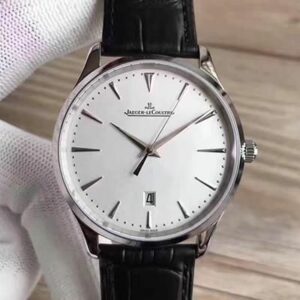Jaeger-LeCoultre Master Ultra Thin Date 1288420 Silver Dial Mens Watch
