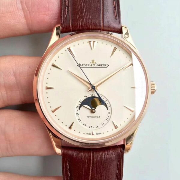 Jaeger-LeCoultre Master Ultra Thin Moon 1362520 White Dial Mens Watch - Image 2