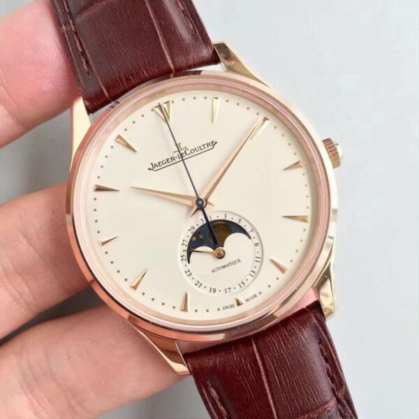 Jaeger-LeCoultre Master Ultra Thin Moon 1362520 White Dial Mens Watch - Image 3