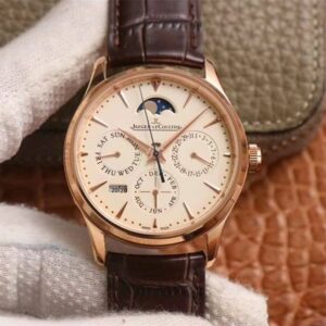 Jaeger-LeCoultre Master Ultra Thin Moon Perpetual Calendar 1302520 V9 Rose Gold Case Mens Watch