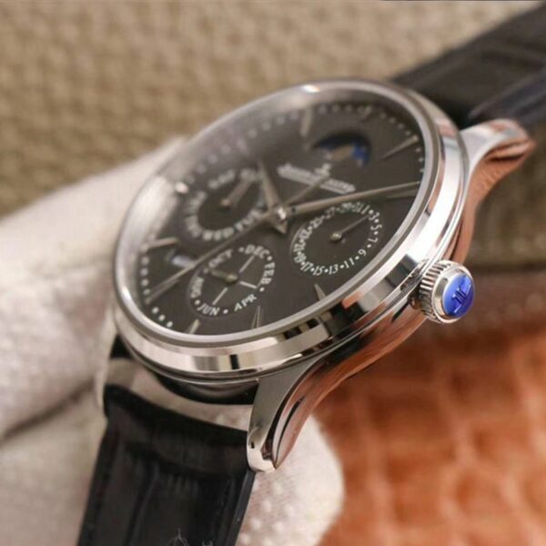 Jaeger-LeCoultre Master Ultra Thin Moon Perpetual Calendar 130354J V9 Gray Dial Mens Watch - Image 6