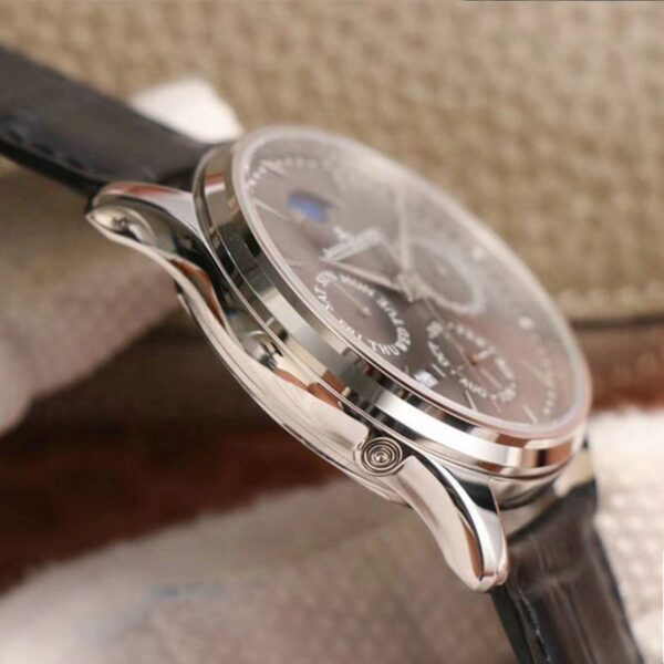 Jaeger-LeCoultre Master Ultra Thin Moon Perpetual Calendar 130354J V9 Gray Dial Mens Watch - Image 7