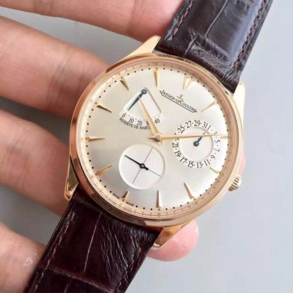 Jaeger-LeCoultre Master Ultra Thin Reserve De Marche 1372520 Silver Dial Mens Watch - Image 4