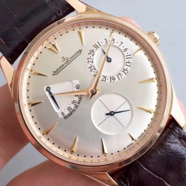 Jaeger-LeCoultre Master Ultra Thin Reserve De Marche 1372520 Silver Dial Mens Watch - Image 5