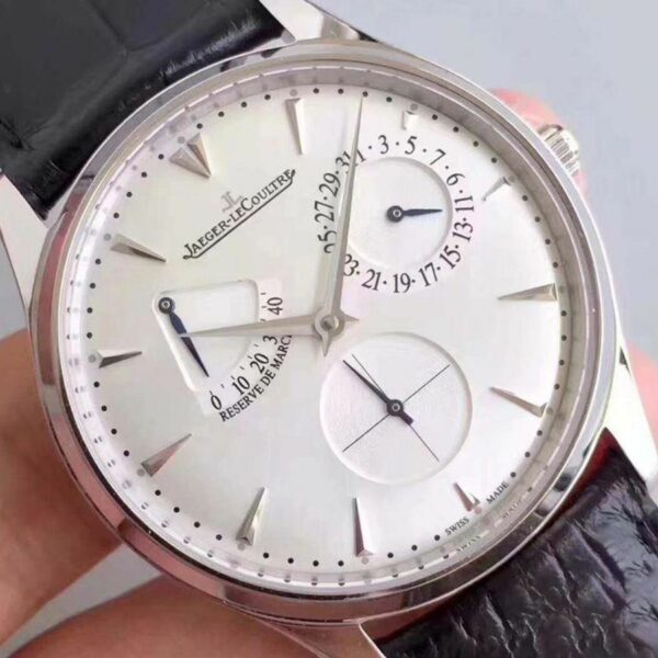 Jaeger-LeCoultre Master Ultra Thin Reserve De Marche 1378420 Silver Dial Mens Watch - Image 5