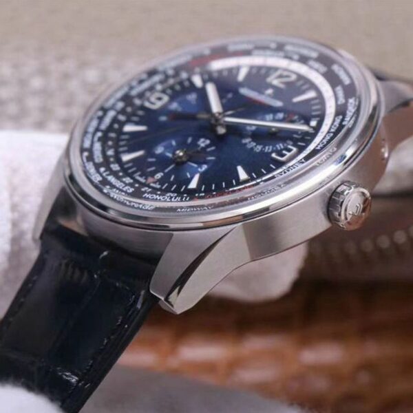 Jaeger LeCoultre Polaris Geographic WT 904847Z Blue Black Gradient Dial Mens Watch - Image 6