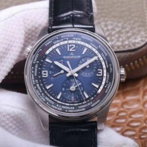 Jaeger LeCoultre Polaris Geographic WT 904847Z Blue Black Gradient Dial Mens Watch