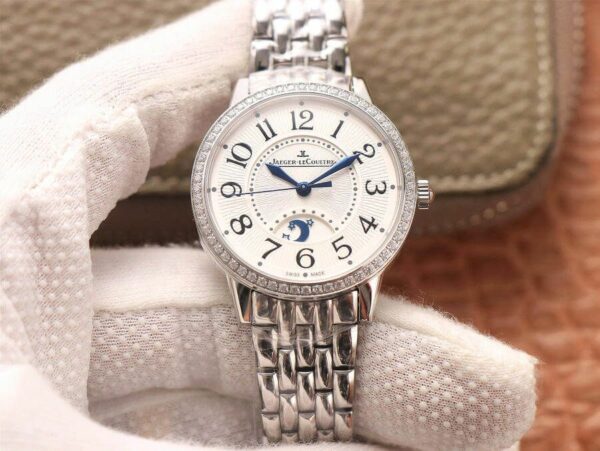 Jaeger LeCoultre Rendez Vous 3448130 White Dial Ladies Watch