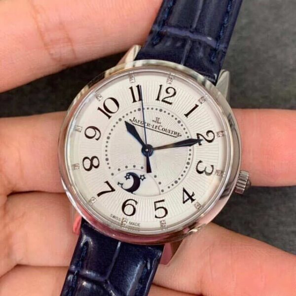 Jaeger LeCoultre Rendez Vous 3448410 Blue Strap Ladies Watch - Image 4