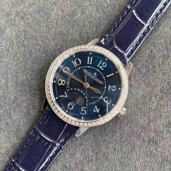 Jaeger LeCoultre Rendez Vous 3448480 Diamond-set blue dial Ladies Watch - Image 9