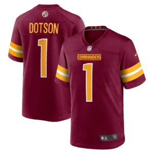 Jahan Dotson Washington Commanders Nike Player Game Jersey - Burgundy