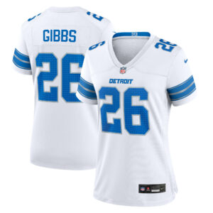 Jahmyr Gibbs Detroit Lions Nike Women's Game Jersey - White