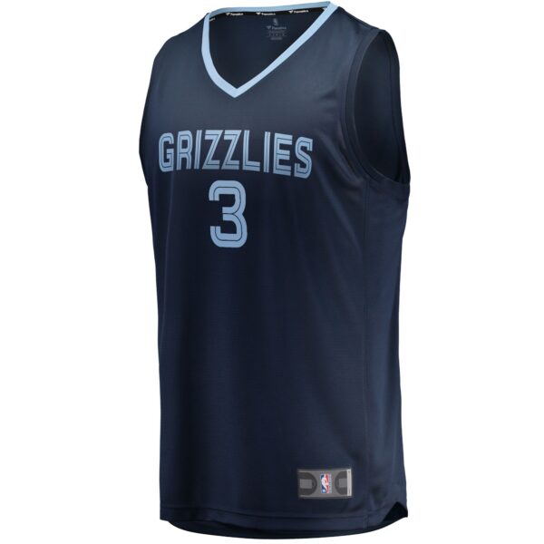 Jake LaRavia Memphis Grizzlies Fanatics Fast Break Replica Player Jersey - Icon Edition - Navy - Image 3