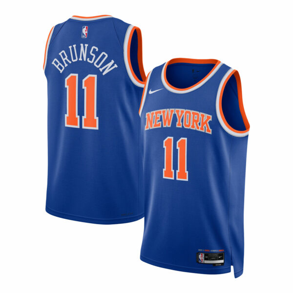 Jalen Brunson New York Knicks Nike Unisex Swingman Jersey - Icon Edition - Blue