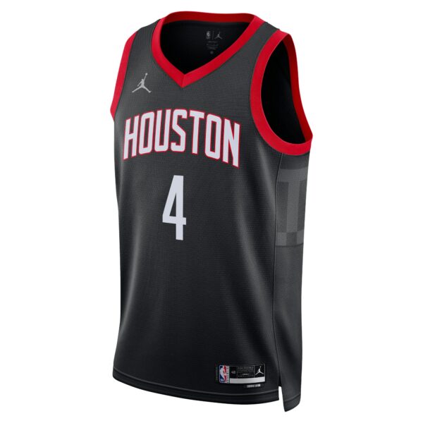 Jalen Green Houston Rockets Jordan Brand Unisex Swingman Jersey - Statement Edition - Black - Image 3
