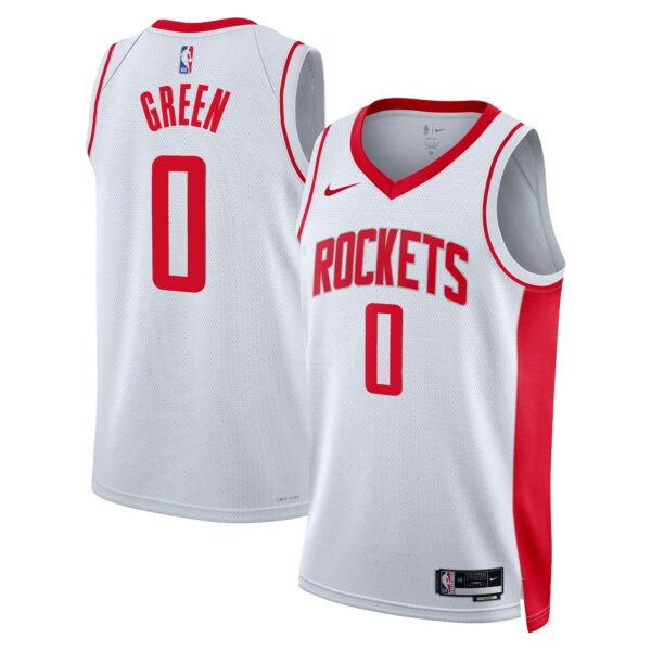 Jalen Green Houston Rockets Nike Swingman Jersey - Association Edition - White - Image 2