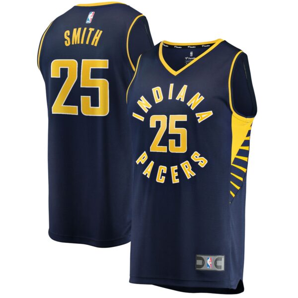 Jalen Smith Indiana Pacers Fanatics Fast Break Replica Jersey - Icon Edition - Navy