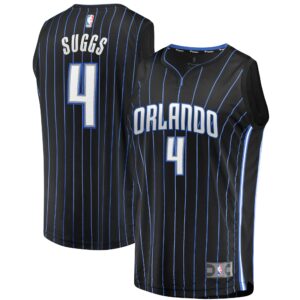Jalen Suggs Orlando Magic Fanatics Fast Break Replica Jersey Black - Icon Edition