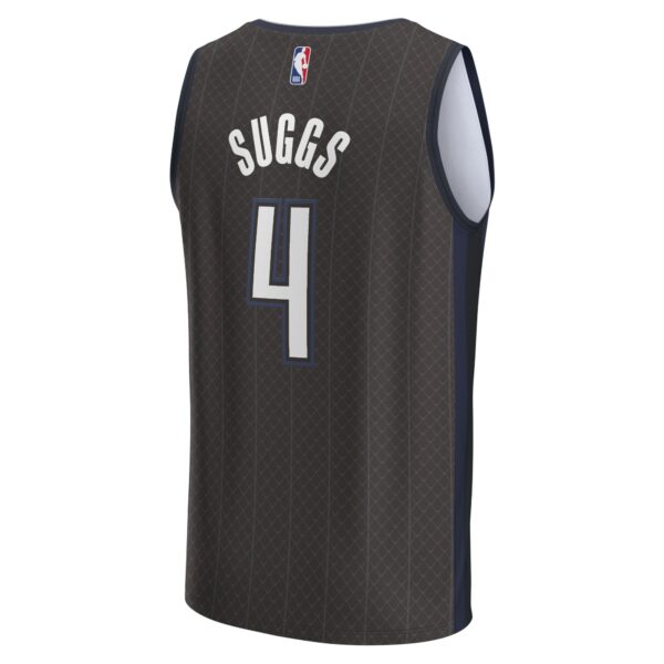 Jalen Suggs Orlando Magic Fanatics Fastbreak Jersey - City Edition - Black - Image 4