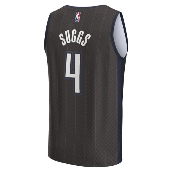 Jalen Suggs Orlando Magic Fanatics Fastbreak Jersey - City Edition - Black - Image 4