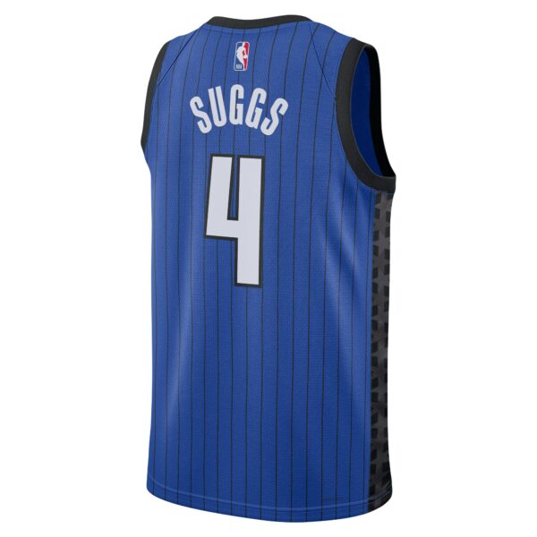 Jalen Suggs Orlando Magic Jordan Brand Unisex Swingman Jersey - Statement Edition - Blue - Image 4