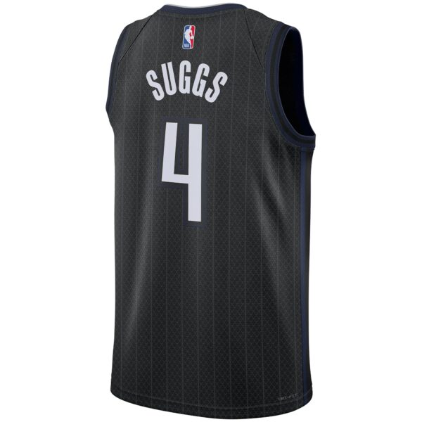 Jalen Suggs Orlando Magic Nike Unisex 2022/23 Swingman Jersey - City Edition - Black - Image 4
