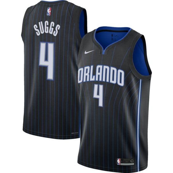 Jalen Suggs Orlando Magic Nike Youth Swingman Jersey - Icon Edition - Black - Image 2