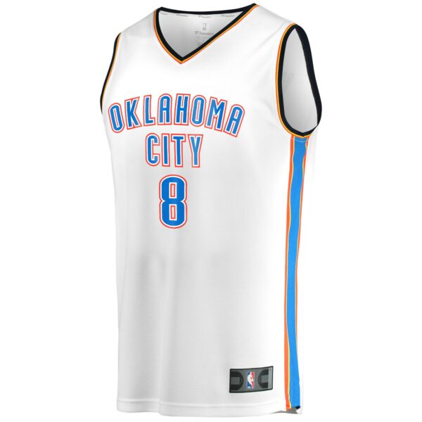 Jalen Williams Oklahoma City Thunder Fanatics Fast Break Player Jersey - Association Edition - White - Image 3