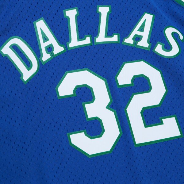Jamal Mashburn Dallas Mavericks Mitchell & Ness 2001/02 Hardwood Classics Swingman Jersey - Blue - Image 5