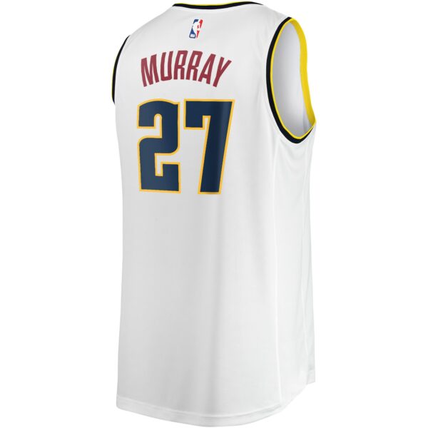 Jamal Murray Denver Nuggets Fanatics Fast Break Player Jersey - Association Edition - White - Image 4