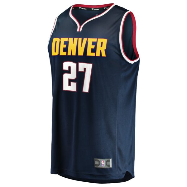 Jamal Murray Denver Nuggets Fanatics Fast Break Replica Jersey - Icon Edition - Blue - Image 3