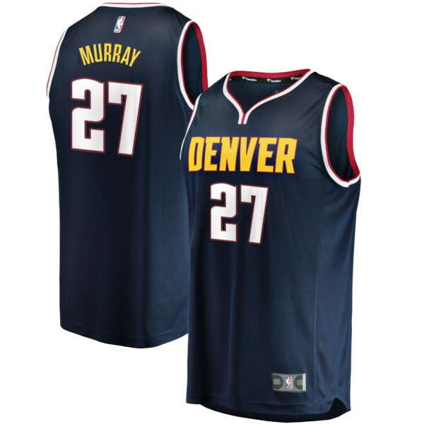 Jamal Murray Denver Nuggets Fanatics Fast Break Replica Jersey - Icon Edition - Blue - Image 2