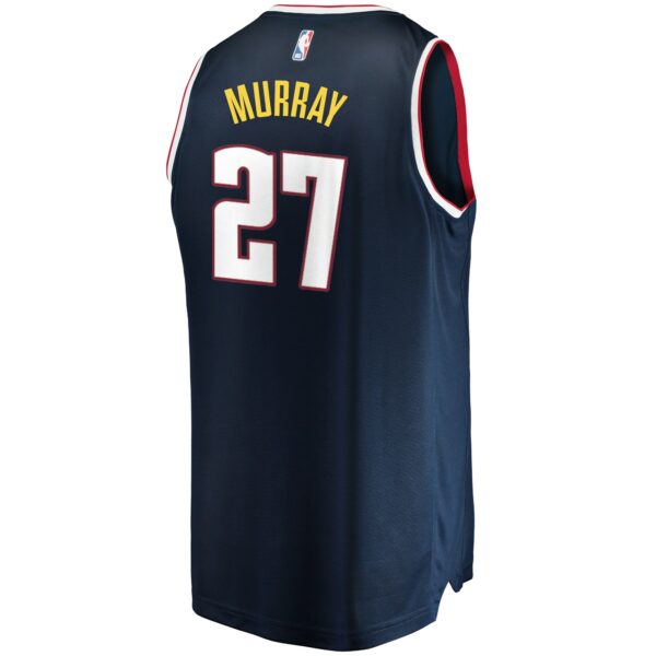 Jamal Murray Denver Nuggets Fanatics Fast Break Replica Jersey - Icon Edition - Blue - Image 4