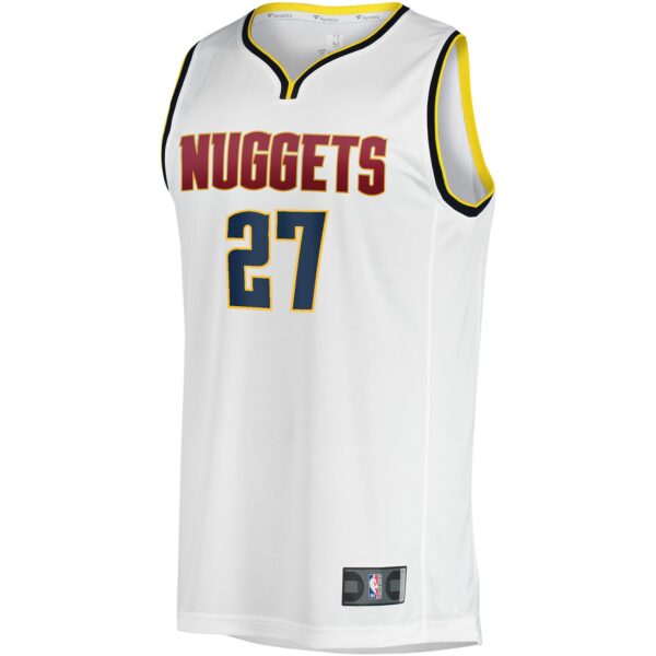 Jamal Murray Denver Nuggets Fanatics Youth Fast Break Player Jersey - Association Edition - White - Image 3