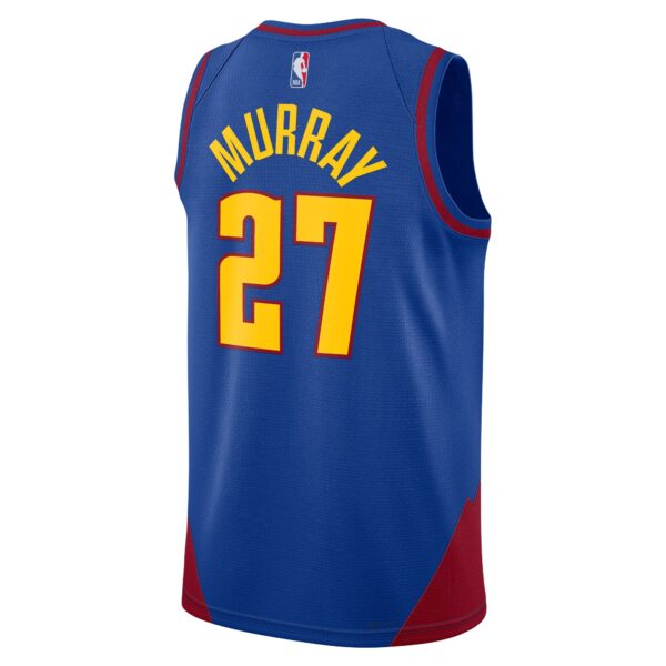 Jamal Murray Denver Nuggets Jordan Brand Unisex Swingman Jersey - Statement Edition - Blue - Image 4