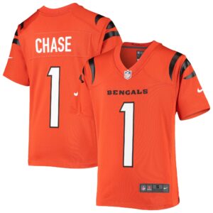 Ja'Marr Chase Cincinnati Bengals Nike Youth Game Jersey - Orange