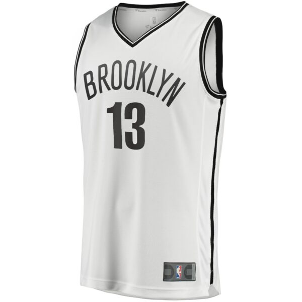 James Harden Brooklyn Nets Fanatics Fast Break Replica Jersey White - Association Edition - Image 3