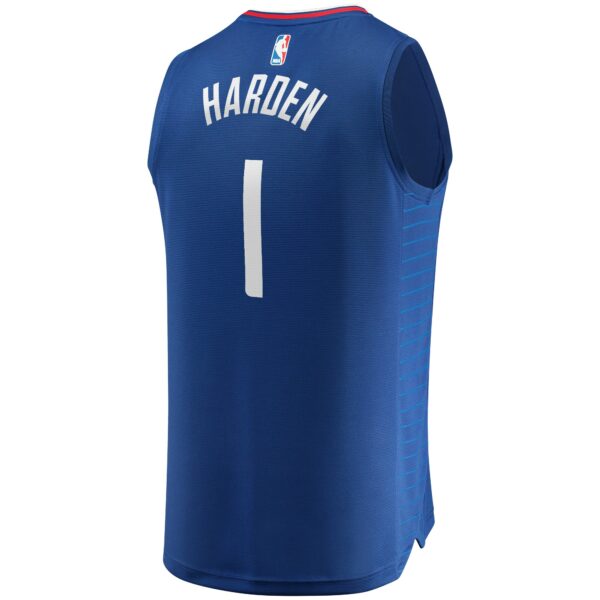 James Harden LA Clippers Fanatics Fast Break Player Jersey - Icon Edition - Royal - Image 4