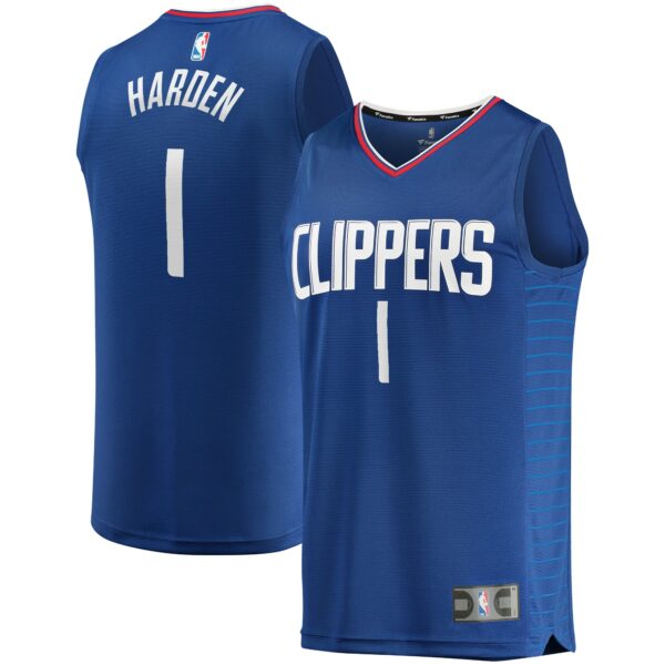 James Harden LA Clippers Fanatics Fast Break Player Jersey - Icon Edition - Royal - Image 2