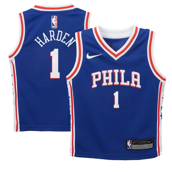 James Harden Philadelphia 76ers Nike Preschool Swingman Player Jersey - Icon Edition - Royal - Image 2