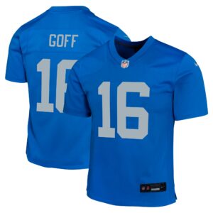 Jared Goff Detroit Lions Nike Youth Alternate Game Jersey -  Blue