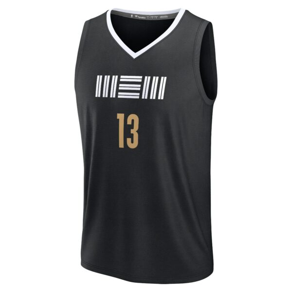 Jaren Jackson Jr. Memphis Grizzlies Fanatics Fast Break Jersey - Black - City Edition - Image 3