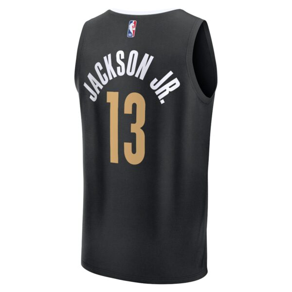 Jaren Jackson Jr. Memphis Grizzlies Fanatics Fast Break Jersey - Black - City Edition - Image 4