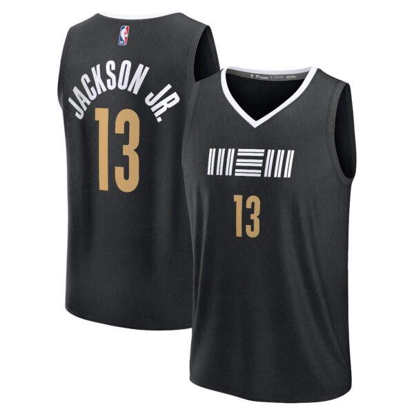 Jaren Jackson Jr. Memphis Grizzlies Fanatics Fast Break Jersey - Black - City Edition - Image 2