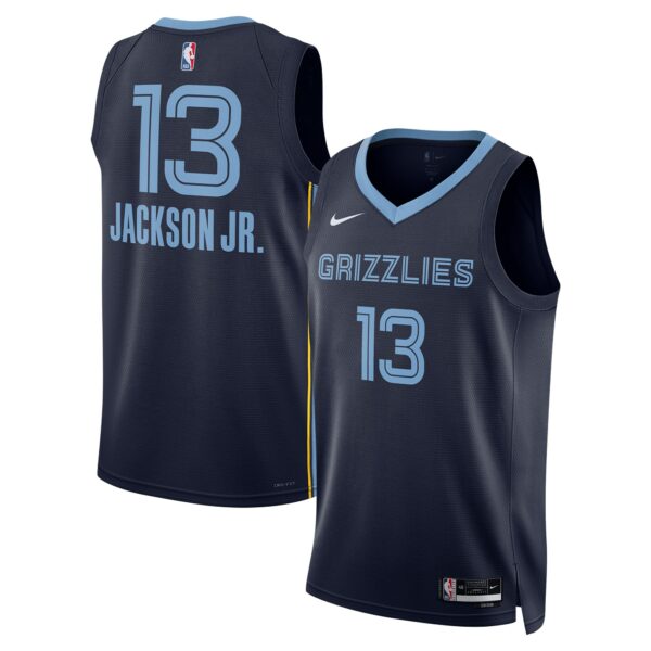 Jaren Jackson Jr. Memphis Grizzlies Nike Unisex Swingman Jersey - Icon Edition - Navy - Image 2