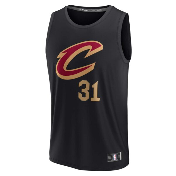 Jarrett Allen Cleveland Cavaliers Fanatics Youth Fast Break Player Jersey - Black - Statement Edition - Image 3