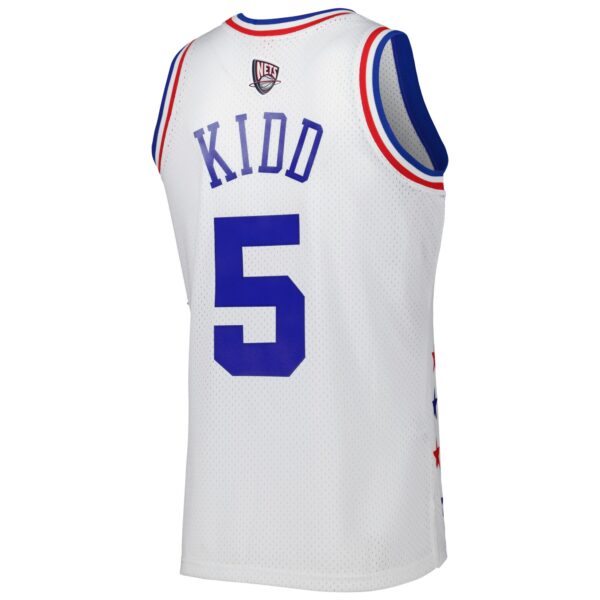 Jason Kidd Eastern Conference Mitchell & Ness 2003 All Star Game Swingman Jersey - White - Image 4