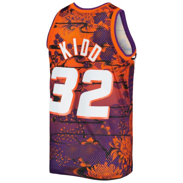 Jason Kidd Phoenix Suns Mitchell & Ness 1999/00 Hardwood Classics Lunar New Year Swingman Jersey - Orange - Image 4