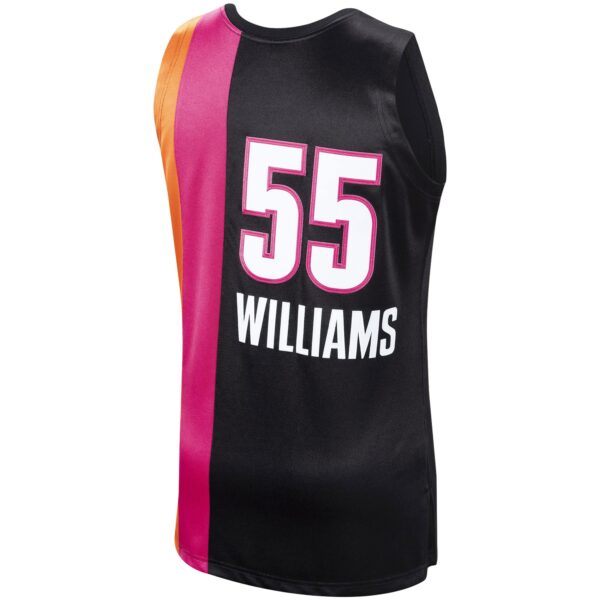 Jason Williams Miami Heat Mitchell & Ness 2005/06 Hardwood Classics Swingman Jersey - Black - Image 4